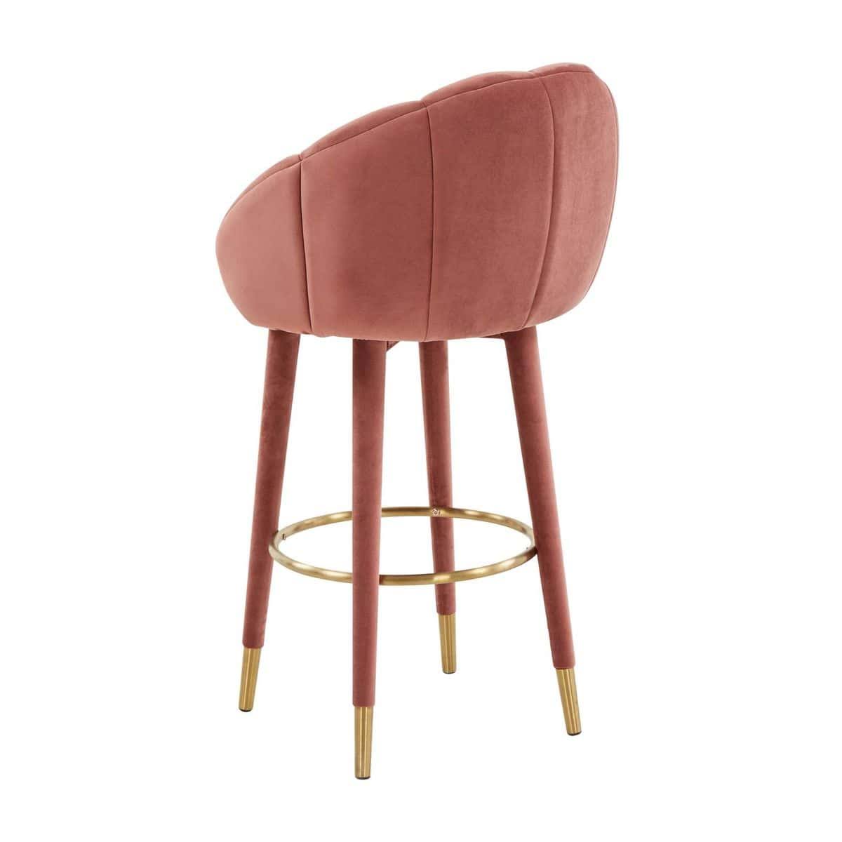 Salmon Swivel Bar Stool K30319