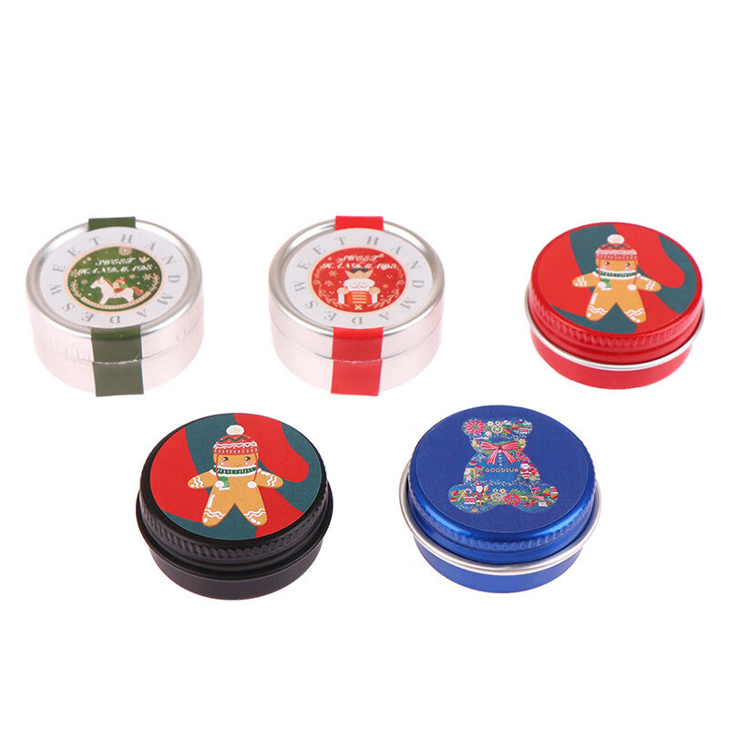 1:12 Dollhouse Miniature Christmas Cookies Biscuit Candy Gift Box Tin Box Model Toy S6096