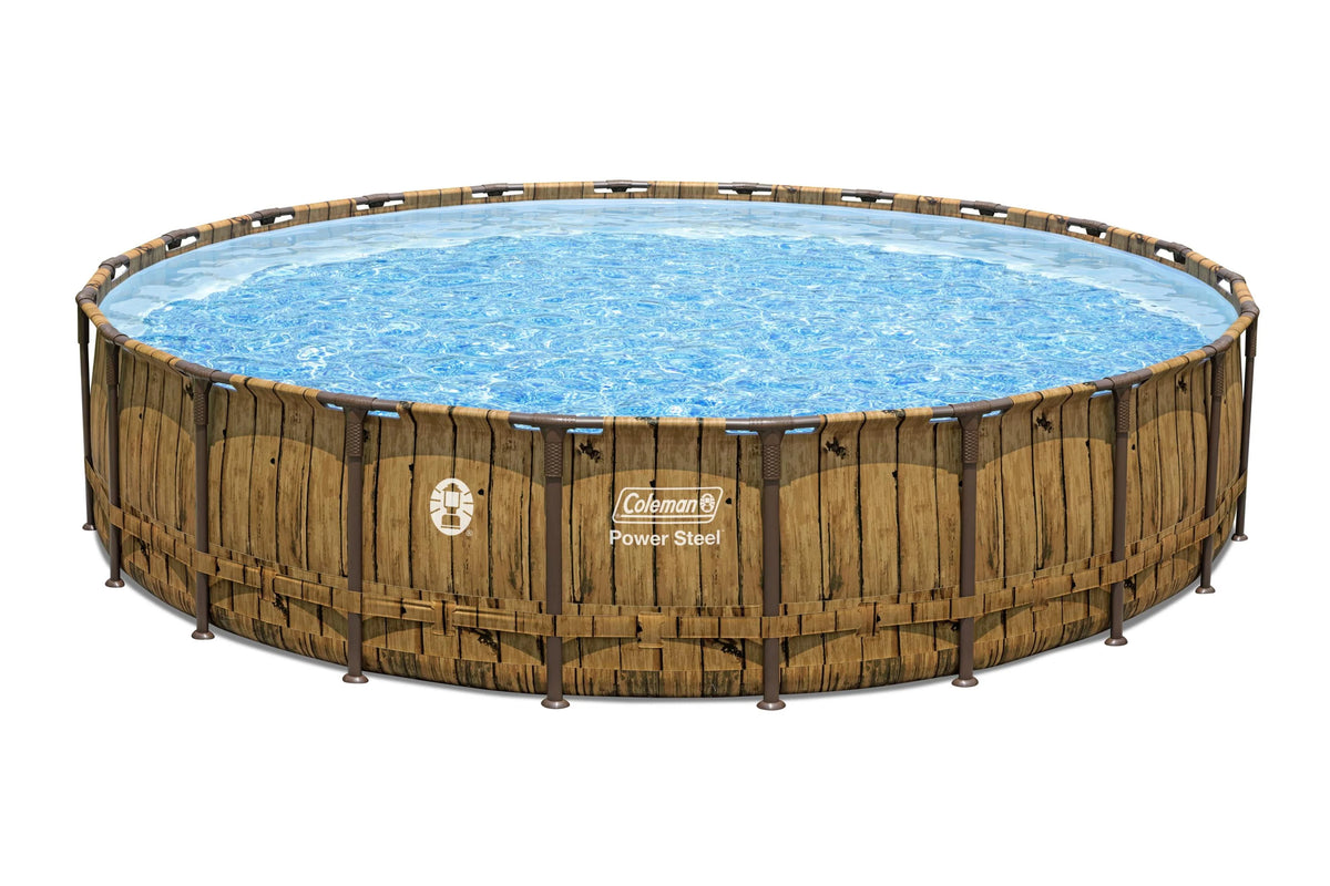 Round Metal Frame Above Ground Pool Set D751