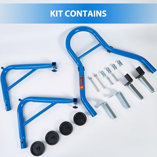 Blue Motorcycle Rear Wheel Lift Stand S13675