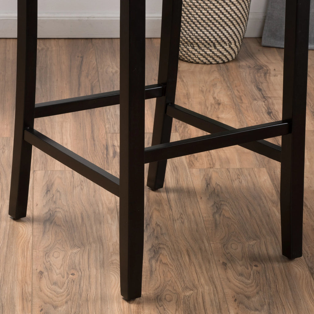 Mocha Fabric Barstool Set of 2 X89937
