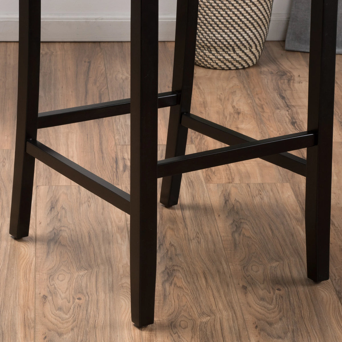 Mocha Fabric Barstool Set of 2 X89937