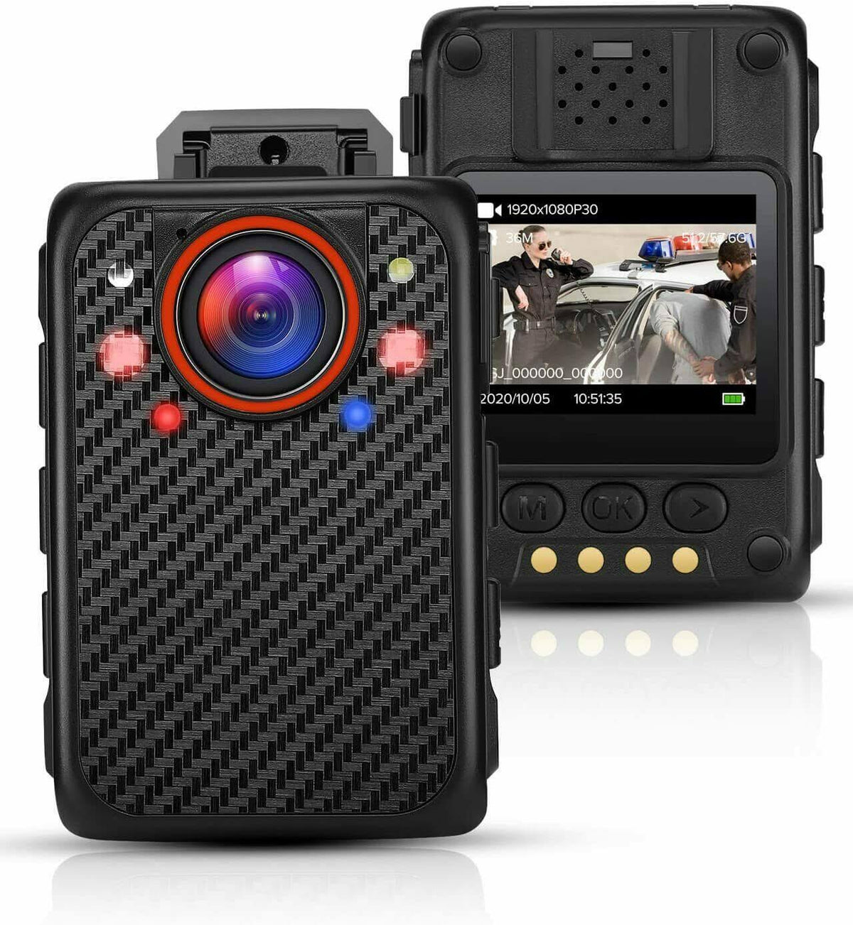 Mini Wearable Body Camera Night Vision Full HD 1296P J751