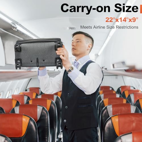 20 Inch Softside Spinner Luggage with TSA Lock R887733