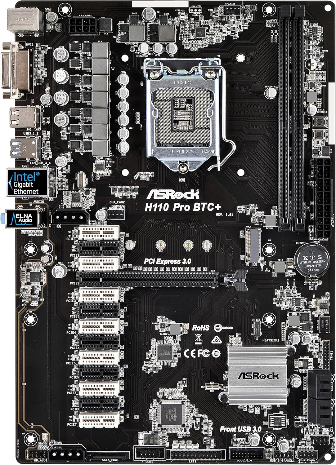 H110 Pro BTC+ Mining Motherboard P25881