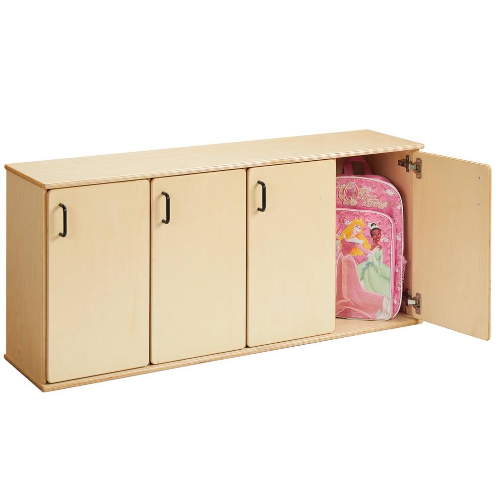 4 Sections Stacking Lockers T705443