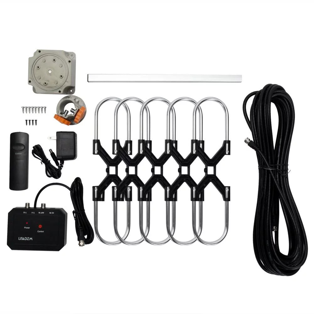 Outdoor TV Antenna Motorized Amplified HDTV UHF VHF I398703
