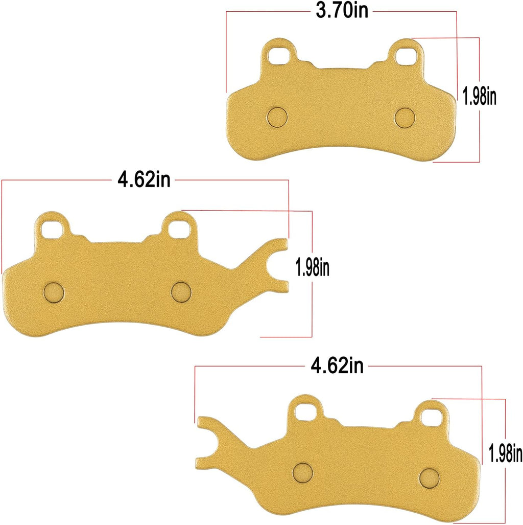 Front & Rear Severe Duty Replacement Brake Pads U443429