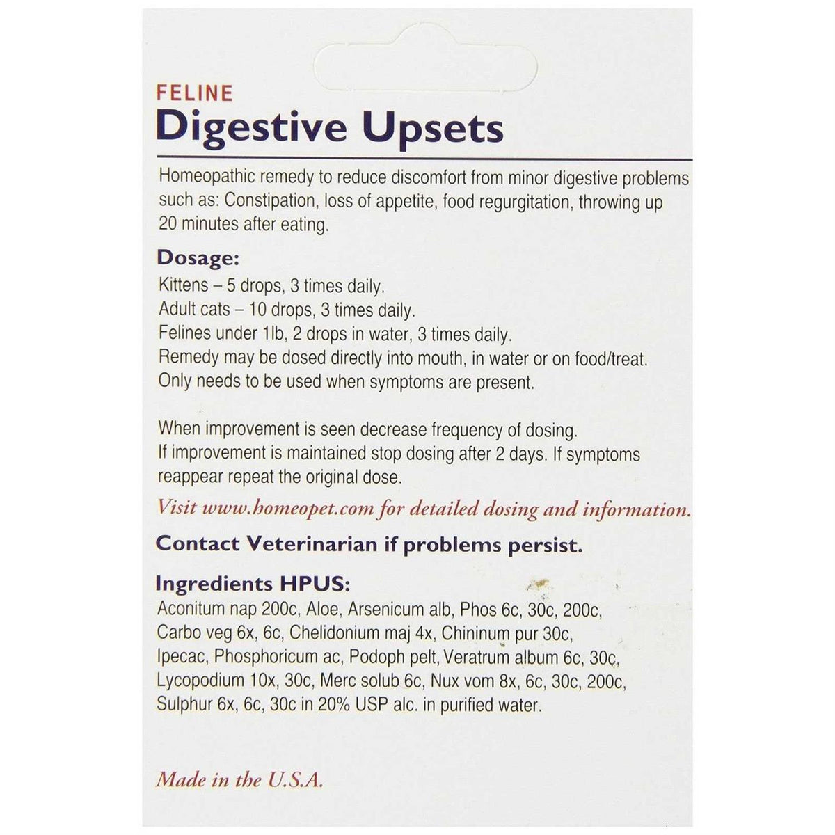Digestive Upsets Feline C705428