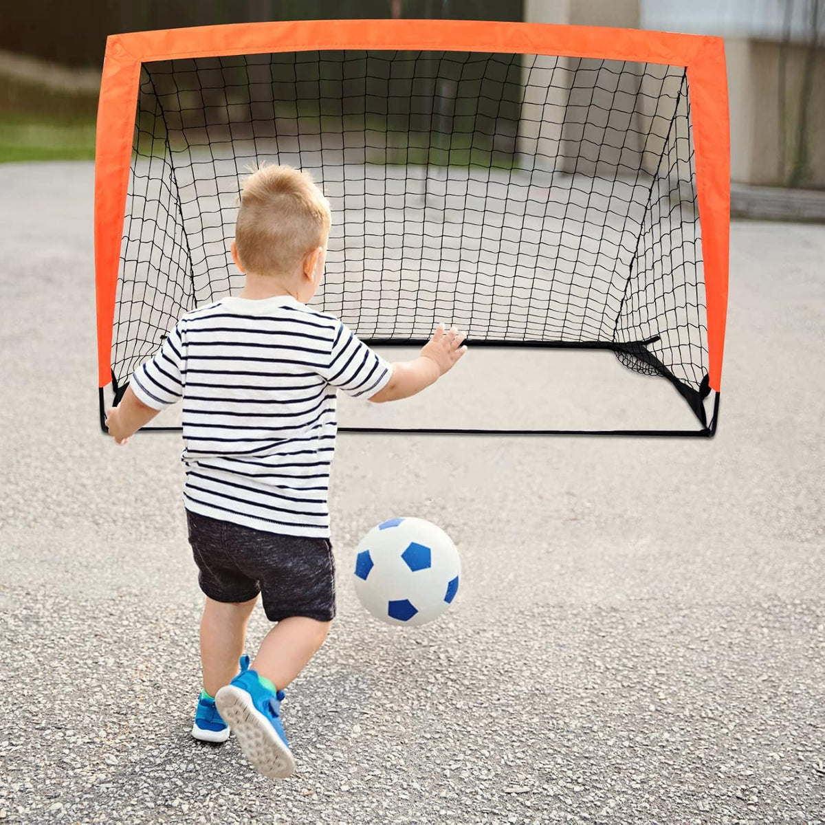 Soccer Goal Net Set with Carry Bag J24495