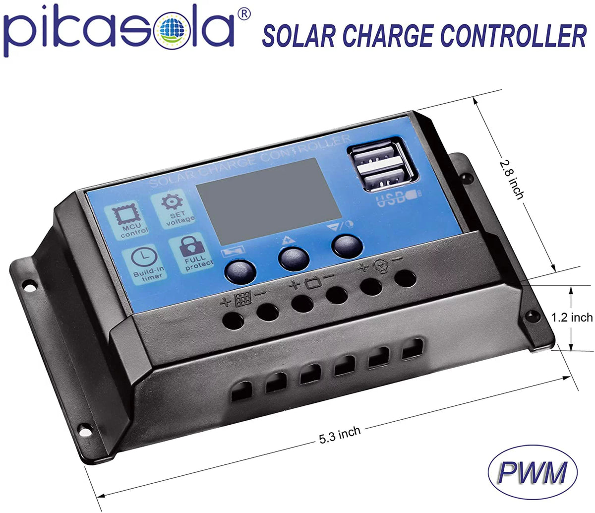 200 Watt 12/24V Monocrystalline Solar Panel Kit H301168