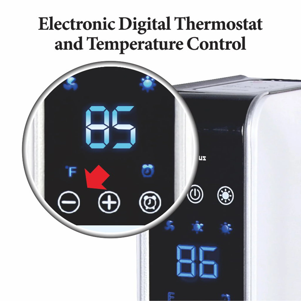Oscillating Tower Heater with Digital Temperature Readout & Remote V821748
