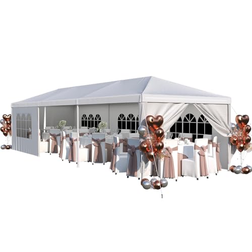 10'x30' Waterproof Party Tent Canopy with Removable Sidewalls W588962