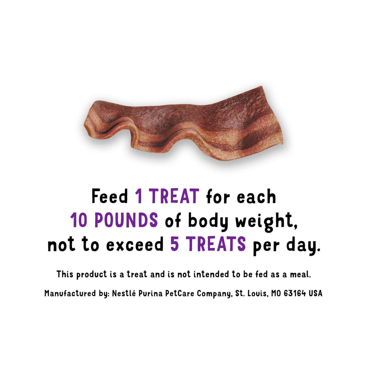 Bacon Strips Dog Treats Q89648