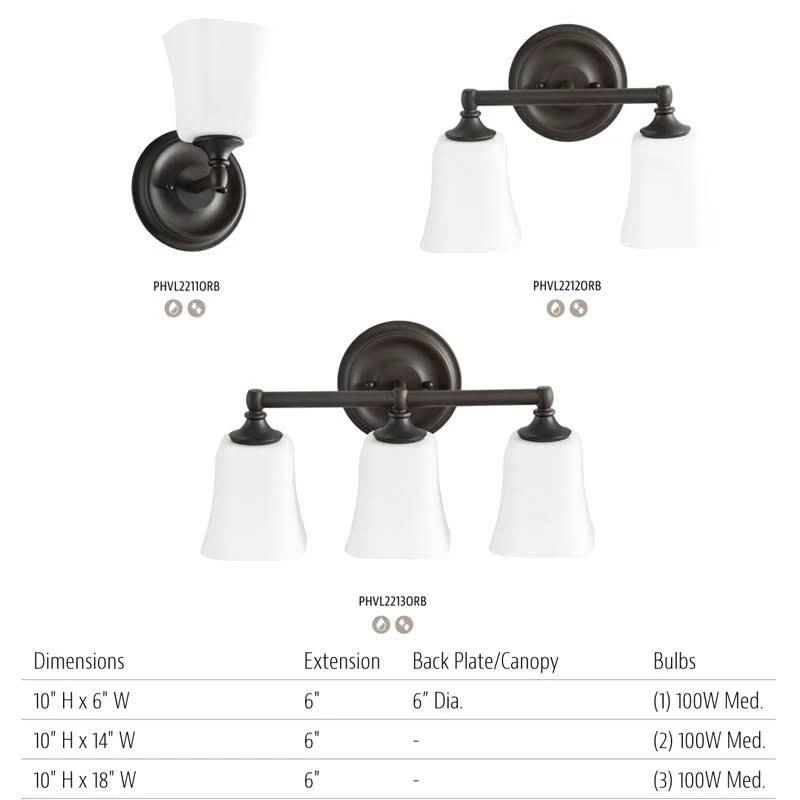 Polished Chrome 18x22 Wide 3 Light Bathroom Fixture O4477
