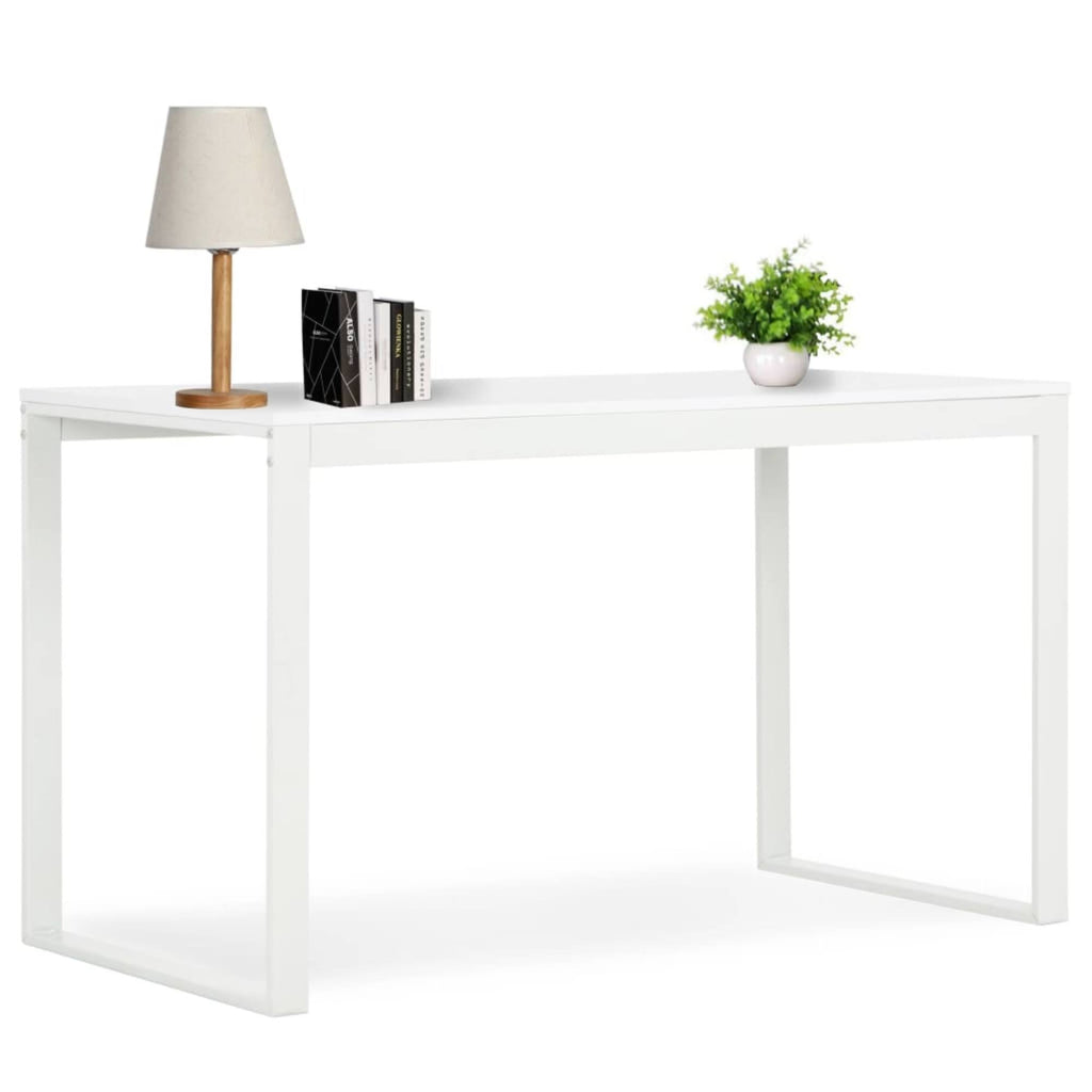 White Computer Desk V691