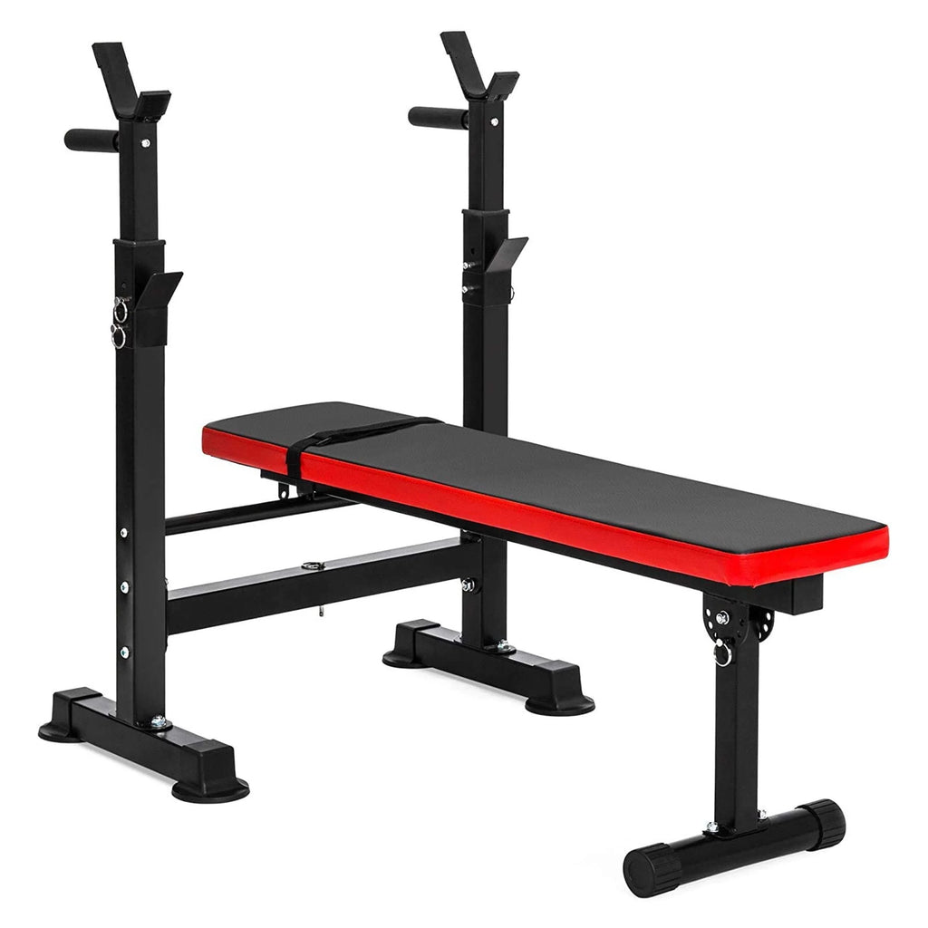 Adjustable Olympic Workout Bench with Squat Rack J277530