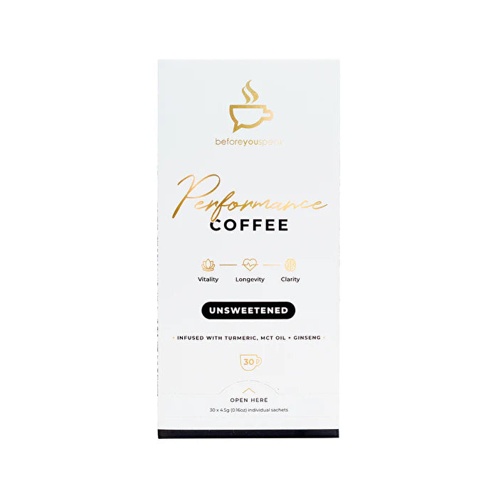 Unsweetened Performance Coffee 4.5g x 30 Pack G429166