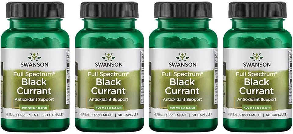 Black Currant 400 Milligrams 60 Capsules 4 Pack B73362