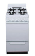 20" Free Standing Gas Range White Q450522