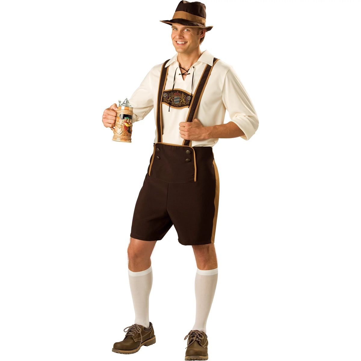 Brown Lederhosen Costume T488