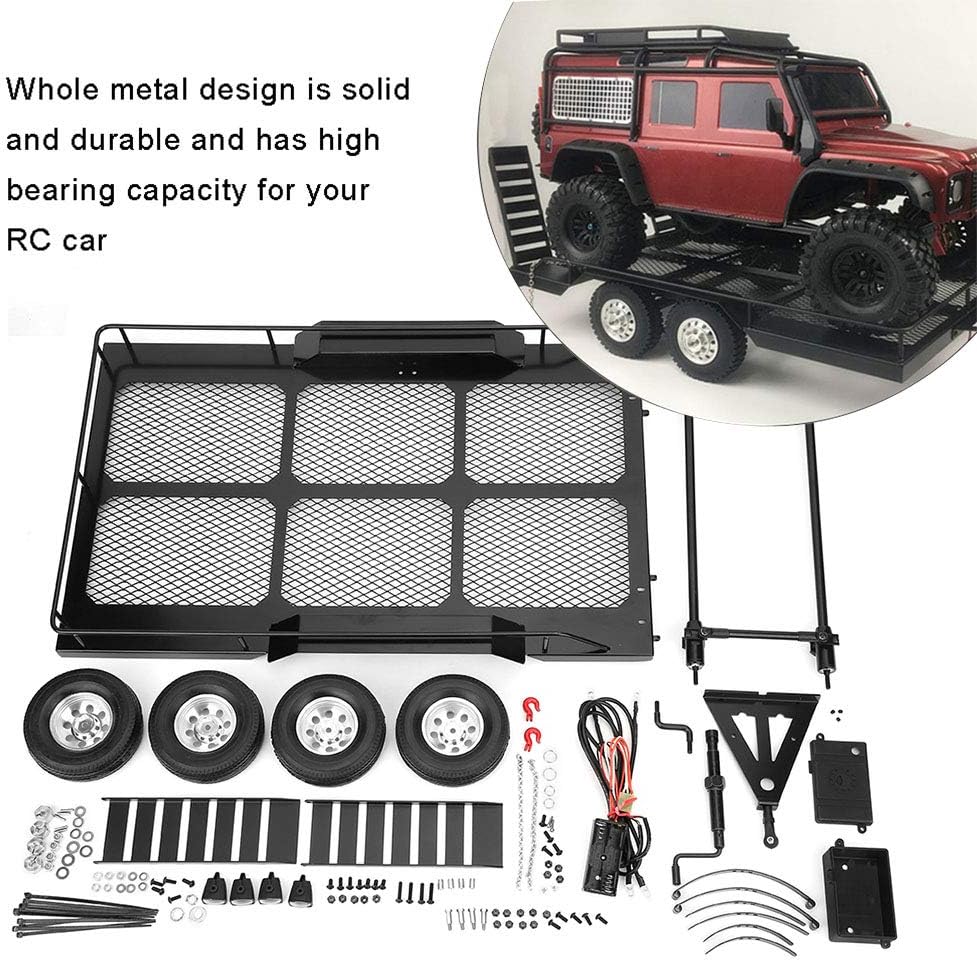 Metal RC Trailer Toy for 1/10 RC Car H58778