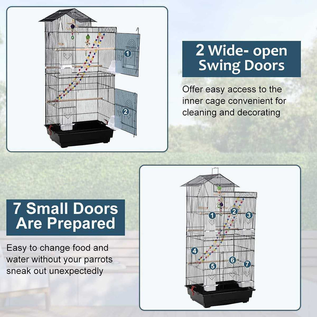 39 Inch Bird Cage with Accessories I544