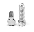 3/4x22-10 x 2x22 (FT) Coarse Thread Hex Tap Bolt Low Carbon Steel Zinc Plated C441