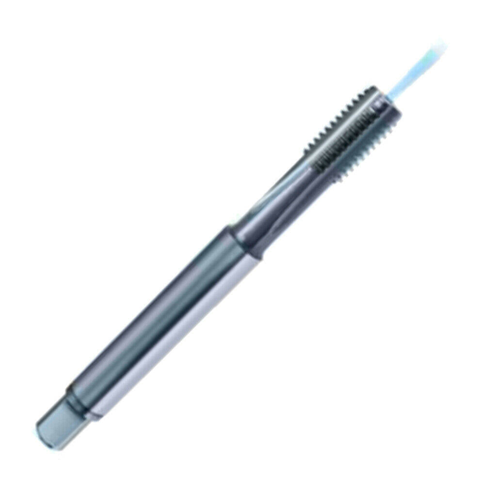 1/4-28 Carbide Tap, Straight Flute Semi-Bottoming, Bright Finish, Coolant Fed M7931