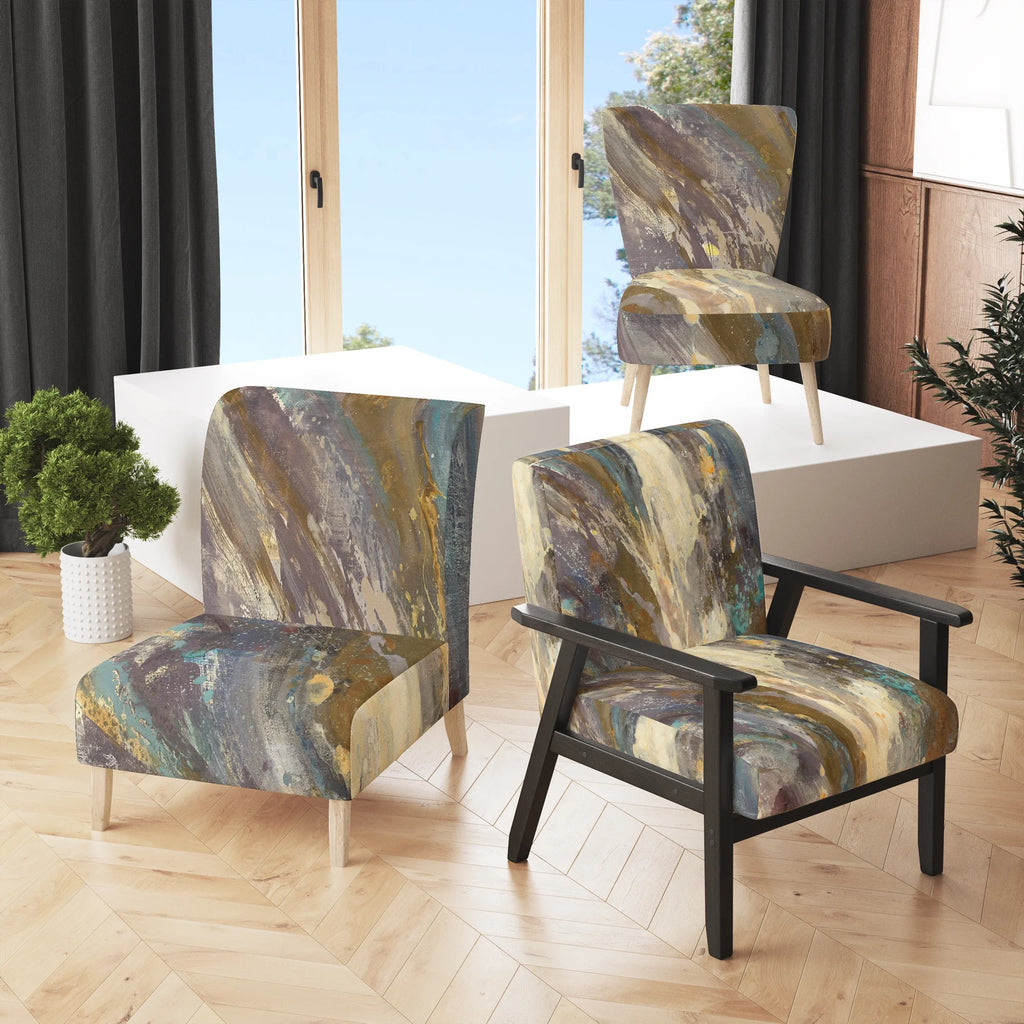 Upholstered Accent Arm Chair M8153