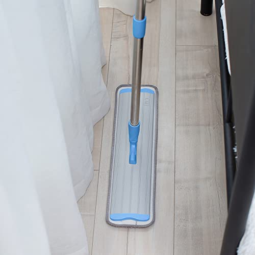 Commercial Flat Microfiber Floor Mop with 4 Washable Pads M35412