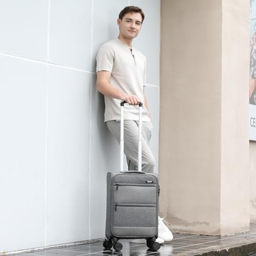 20 Inch Softside Spinner Luggage with TSA Lock R887733