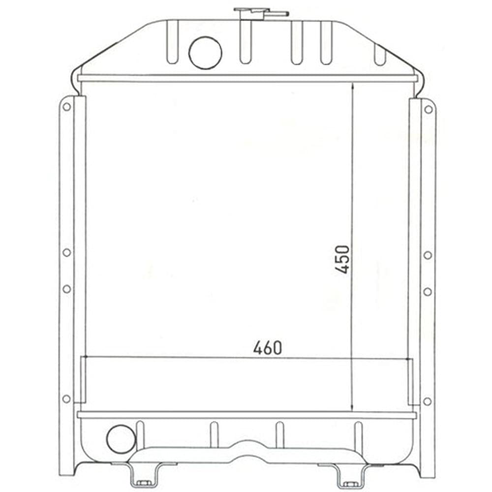 Tractor Radiator O9786