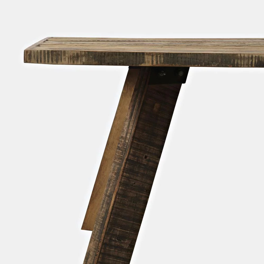 72" Rustic Solid Wood Dining Table B21995
