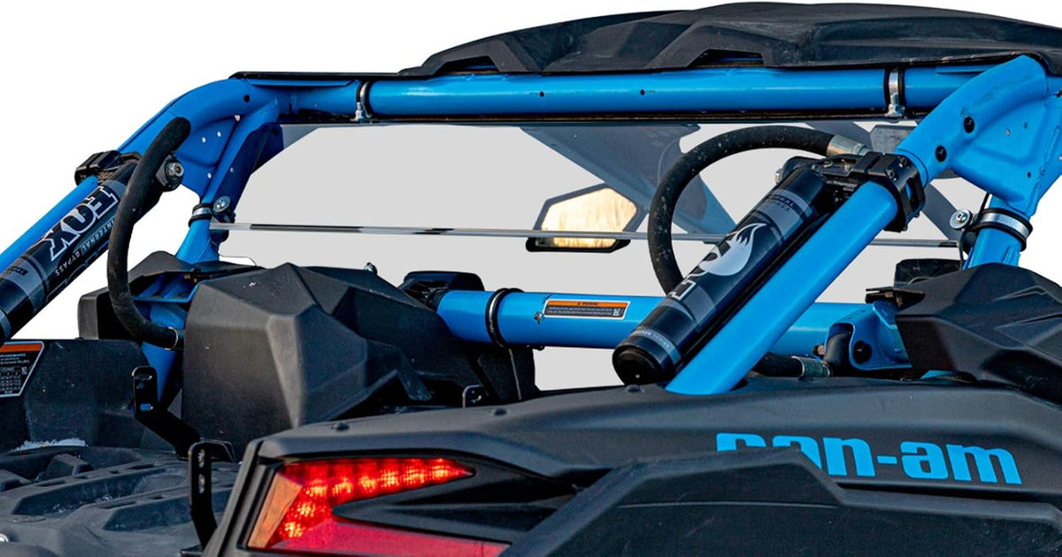 Light Tint Rear Windshield for Can-Am Maverick X3, 1/4” Polycarbonate I79014