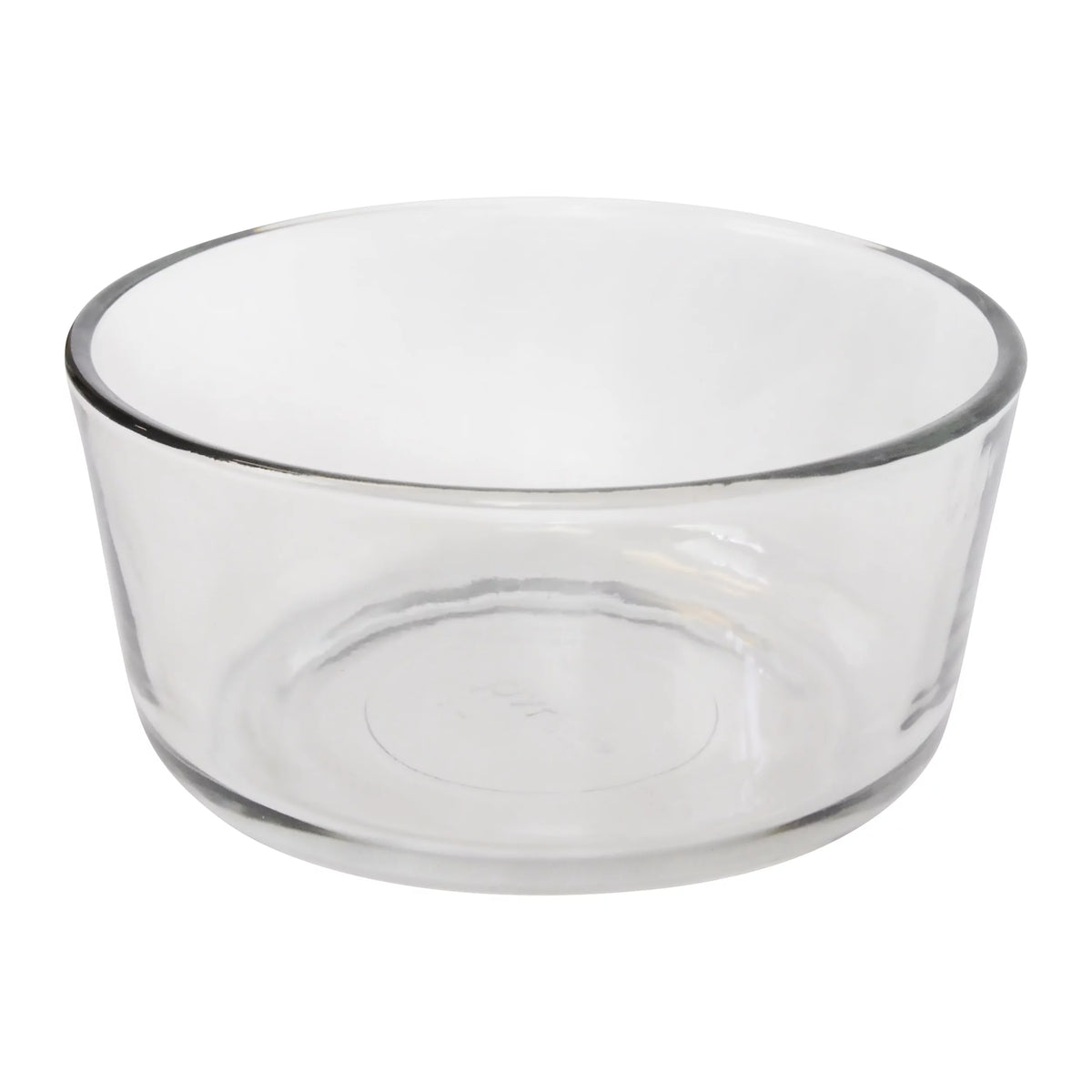 4-Cup Round Glass Food Storage Bowl with Purple Lid D72131