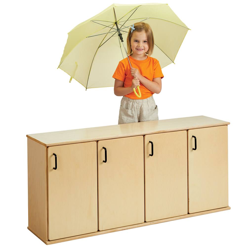 4 Sections Stacking Lockers T705443