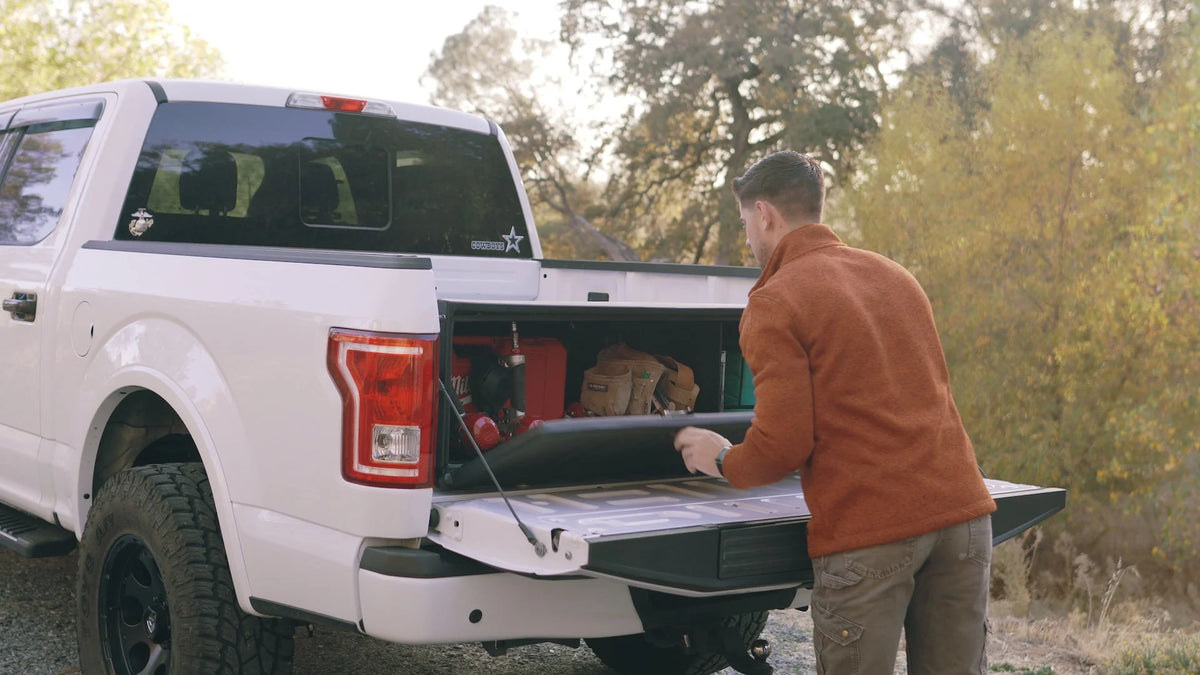 Rear Mounted Truck Bed Cargo Box F95909