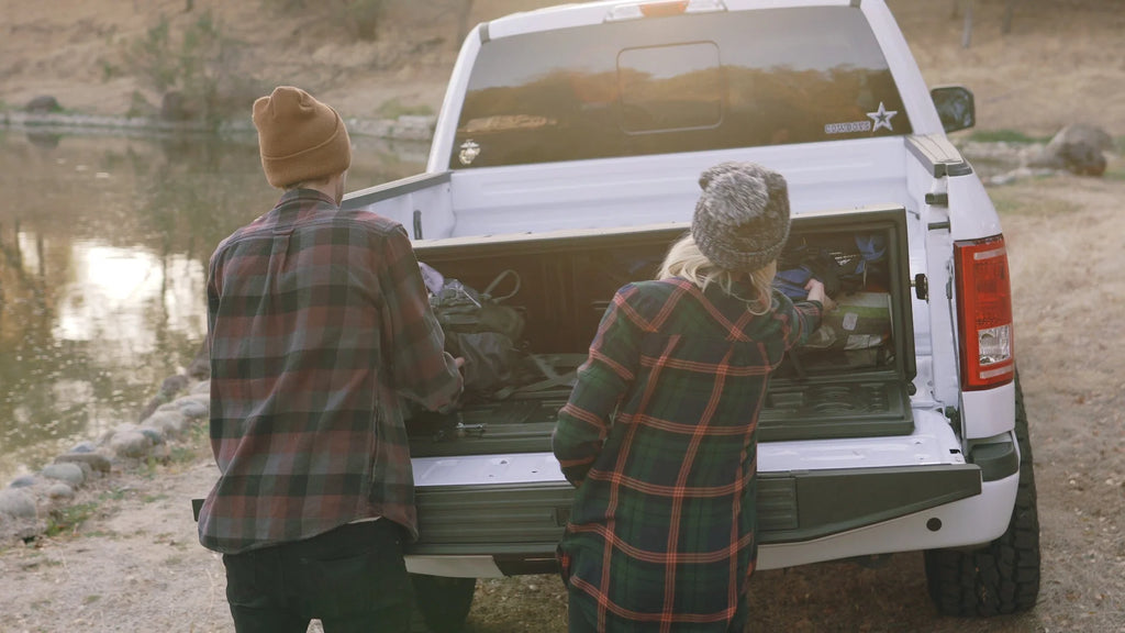 Rear Mounted Truck Bed Cargo Box F95909