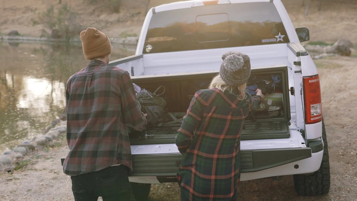 Rear Mounted Truck Bed Cargo Box F95909