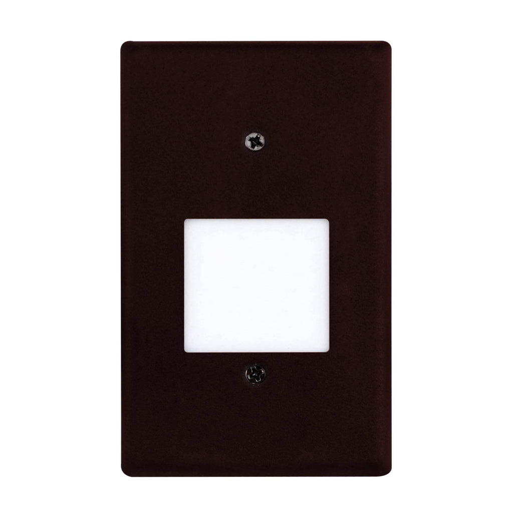 5 Pack Black Angled Louver Step Light with Vertical/Horizontal Plate - 3000K K47070