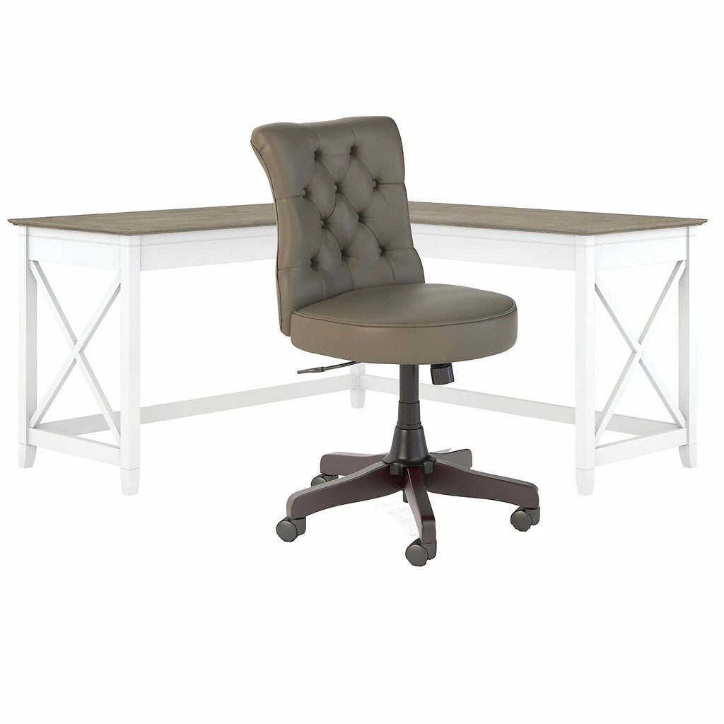 L Shaped Desk with Office Chair M45722