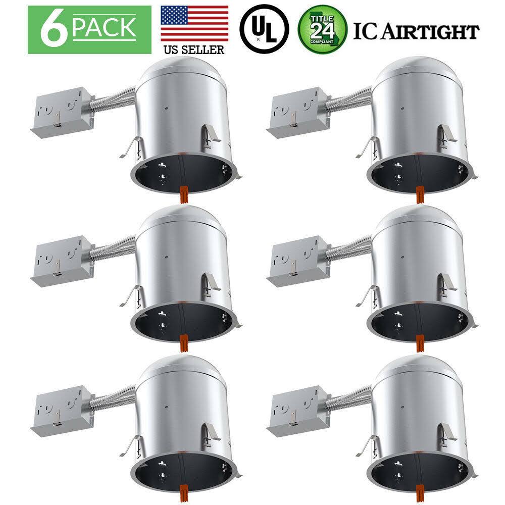 6 Pack 6 inch LED Recessed Lighting S453