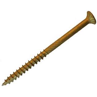 Bronze Star Drive Flat Head Wood Screw, 500-Pack G17524